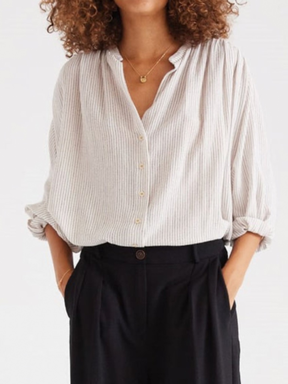 Tinsels violene stripe shirt